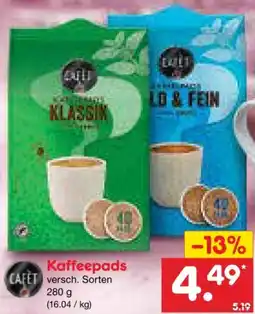Netto Marken-Discount Cafèt Kaffee Pads Angebot