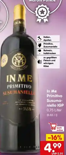 Netto Marken-Discount In Me Primitivo Susumaniello Angebot