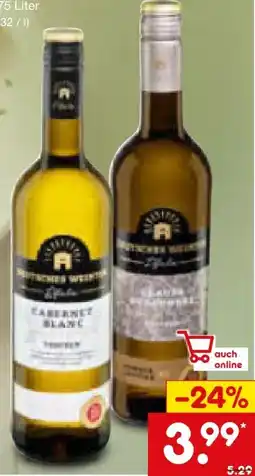 Netto Marken-Discount Deutsches Weintor Grauer Burgunder Angebot