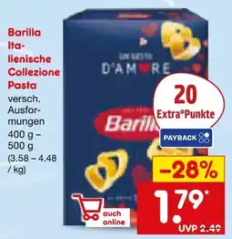 Netto Marken-Discount Barilla Collezione Pasta-Spezialität Angebot