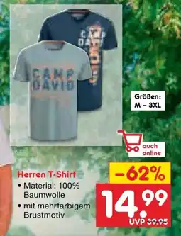 Netto Marken-Discount Camp David Herren T-Shirt Angebot