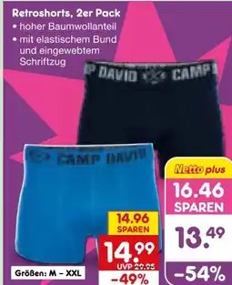 Netto Marken-Discount Camp David Herren Retroshorts 2er-Pack Angebot
