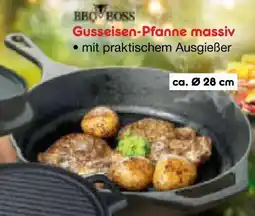 Netto Marken-Discount BBQ-Boss Gusseisen-Pfanne Angebot