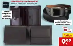 Netto Marken-Discount Spirit of Colours Herren Ledergeldbörse Angebot
