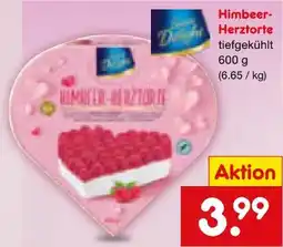 Netto Marken-Discount Sweet Delight Himbeer-Herztorte Angebot