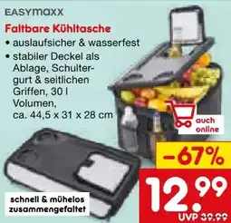 Netto Marken-Discount easy! MAXX Faltbare Kühltasche Angebot