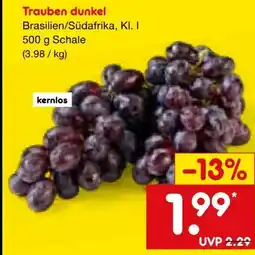 Netto Marken-Discount Trauben Angebot