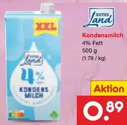 Netto Marken-Discount Gutes Land Kondensmilch Angebot