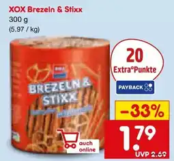 Netto Marken-Discount XOX Snack Brezeln & Stixx Angebot