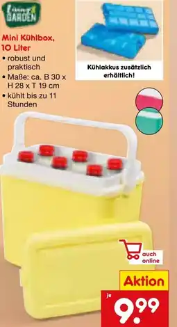 Netto Marken-Discount Living Garden Mini Kühlbox Angebot