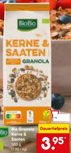 Netto Marken-Discount BioBio Bio Granola Kerne & Saaten Vegan Angebot