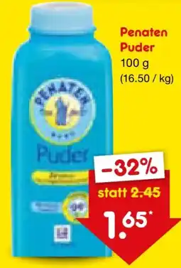 Netto Marken-Discount Penaten Puder Angebot