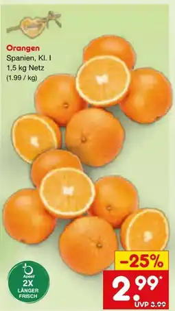 Netto Marken-Discount Lieblings Orangen Angebot