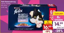 Netto Marken-Discount Purina Felix Katzennahrung Angebot