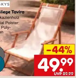 Netto Marken-Discount Juskys Gartenliege Tavira Angebot