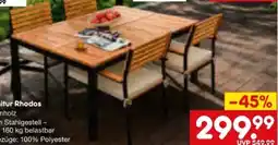 Netto Marken-Discount Juskys Gartengarnitur Rhodos Angebot
