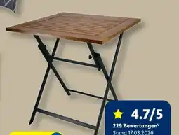 Lidl Livarno Home Garten-Klapptisch Valencia Angebot