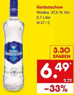 Netto Marken-Discount Wodka Gorbatschow Vodka Angebot