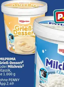 PENNY Milprima Grieß-Dessert Angebot