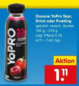 Netto Marken-Discount Danone YoPro Drink Angebot