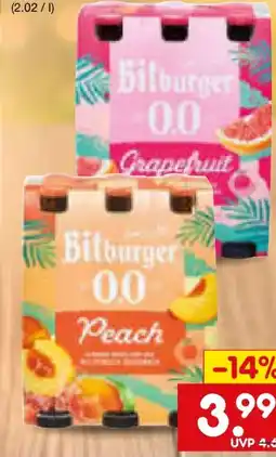 Netto Marken-Discount Bitburger Peach 0,0% Angebot