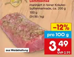 Netto Marken-Discount Lieblings Neuseeländische Lammlachse Mariniert Angebot