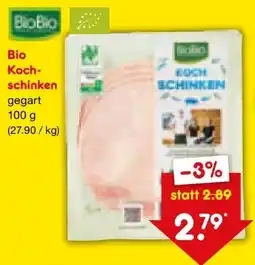 Netto Marken-Discount BioBio Bio-Kochschinken Angebot