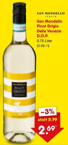 Netto Marken-Discount San Mondello Pinot Grigio Delle Venezie Angebot
