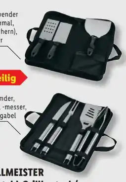 Lidl Grillmeister Edelstahl-Grillbesteck Angebot