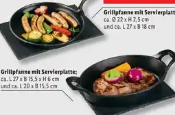 Lidl Grillmeister Servierpfanne Angebot
