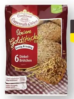 Scheck-in-Center Coppenrath & Wiese Unsere Goldstücke Brötchen Angebot