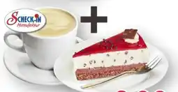 Scheck-in-Center Scheck-in Manufaktur Tasse Kaffee+1 Stück Erdbeer-Stracciatella Sahnetorte Angebot