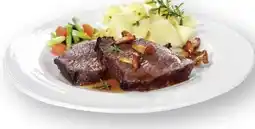 Scheck-in-Center Scheck-in Manufaktur Rinderbraten mit Bratensauce, Bandnudeln und Speckbohnen Angebot