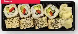 Scheck-in-Center California Rolle Vegetarisch Angebot
