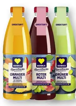Scheck-in-Center Edeka Herzstücke Direktsaft Angebot