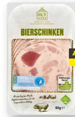 Scheck-in-Center Hofglück Bierschinken Angebot