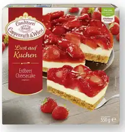 Scheck-in-Center Coppenrath & Wiese Lust auf Kuchen Erdbeer Cheesecake Angebot