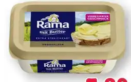 Scheck-in-Center Rama mit Butter extra streichzart ungesalzen Angebot
