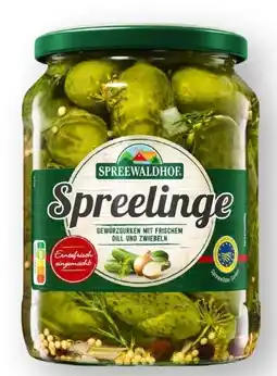 Scheck-in-Center Spreewaldhof Spreelinge Gewürzgurken Angebot