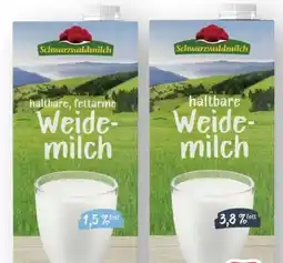 Scheck-in-Center Schwarzwaldmilch Haltbare Fettarme Weidemilch Angebot