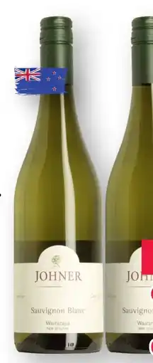 Scheck-in-Center Johner Estate Sauvignon Blanc Ouverture Angebot