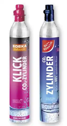 Scheck-in-Center Edeka zuhause CO² -Zylinder mit Klickfunktion Angebot