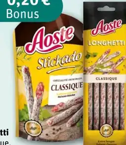 nahkauf Aoste Longhetti Classique Angebot
