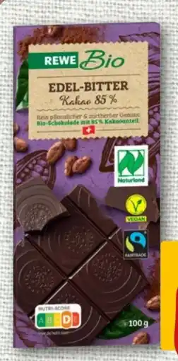 nahkauf Rewe Bio Edel-Bitter Schokolade Angebot