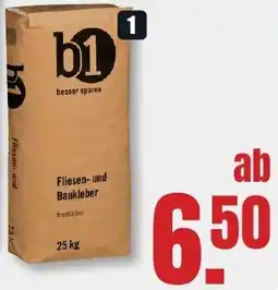 B1 Discount Baumarkt b1 Fliesen- und Baukleber Angebot