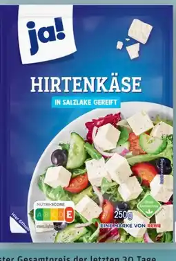 REWE Center ja! Hirtenkäse Angebot