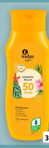 REWE Center Today Sun Sonnenmilch LSF 50 Angebot
