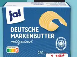 REWE Center ja! Deutsche Markenbutter Angebot