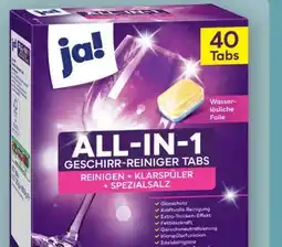 REWE Center ja! Geschirr-Reiniger Tabs Angebot
