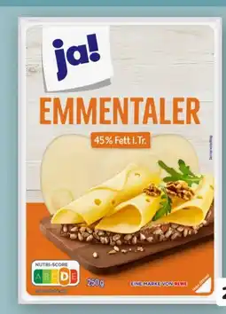 REWE Center ja! Emmentaler Angebot